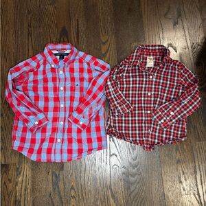 👔🧒 Boys 3T Collared Button-Down Shirt Bundle | Tommy Hilfiger & OshKosh B’Gosh